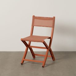 Alternative view of Cadeira Dobrável Terracota Polipropileno 45 X 55 X 83 Cm (4 unidades)