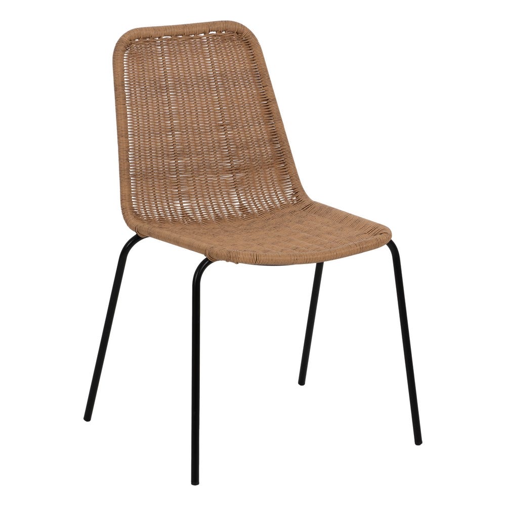 Cadeira Natural Pe-Aço Room 52 X 57 X 82 Cm (2 unidades) - Image 4