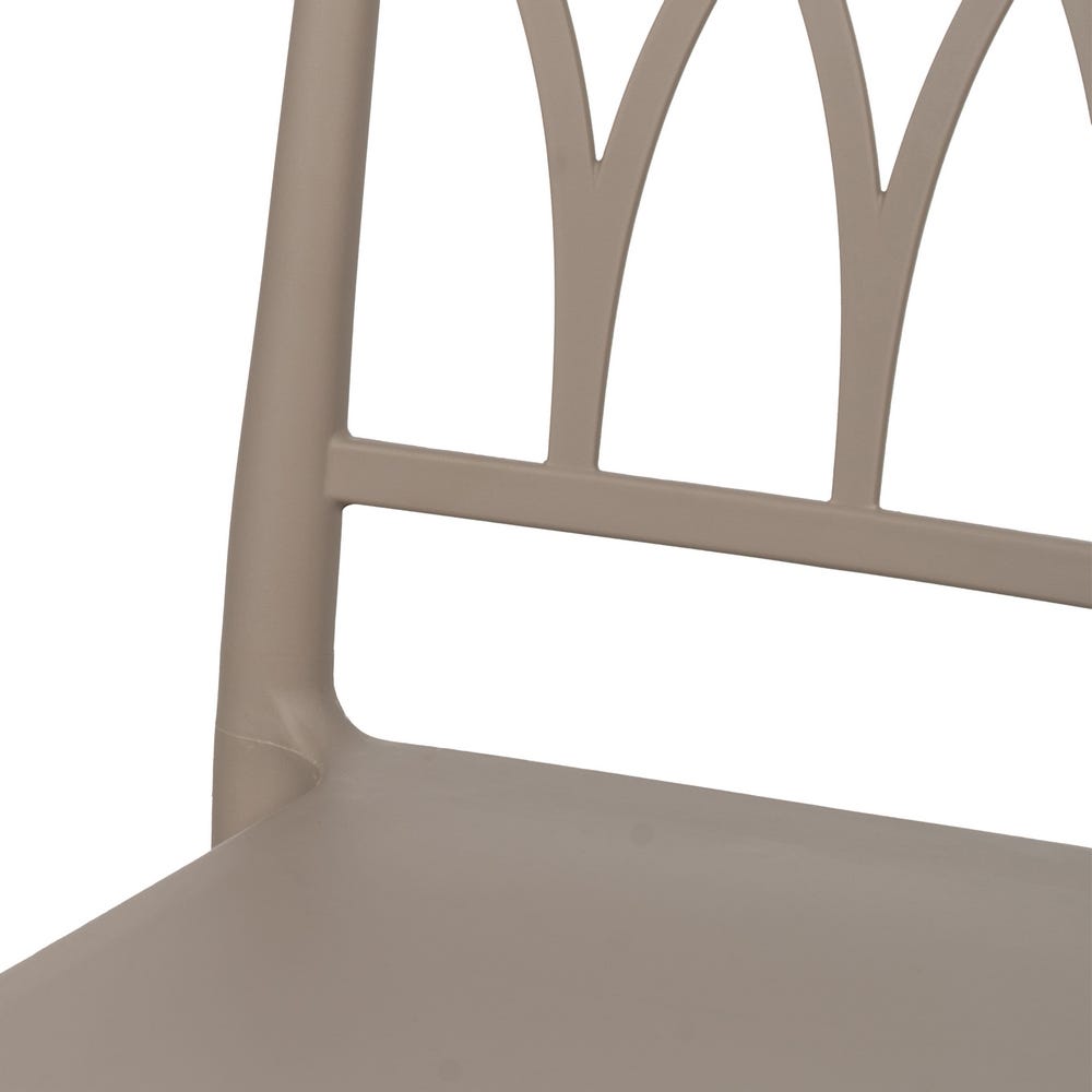 Cadeira Taupe Old Polipropileno Contract 42 X 54 X 83 Cm - Image 4