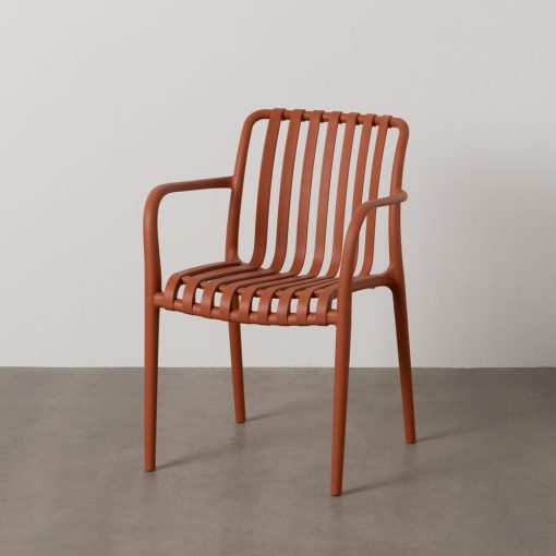 Cadeira Terracota Polipropileno Exterior 56 X 57 X 81 Cm (2 unidades) - Image 2