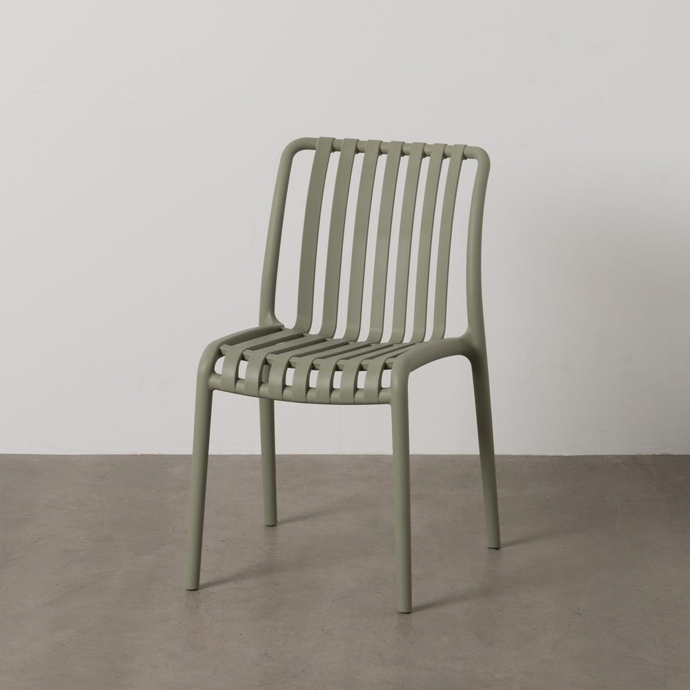 Cadeira Verde Polipropileno Exterior 50 X 58 X 80 Cm (2 unidades) - Image 2