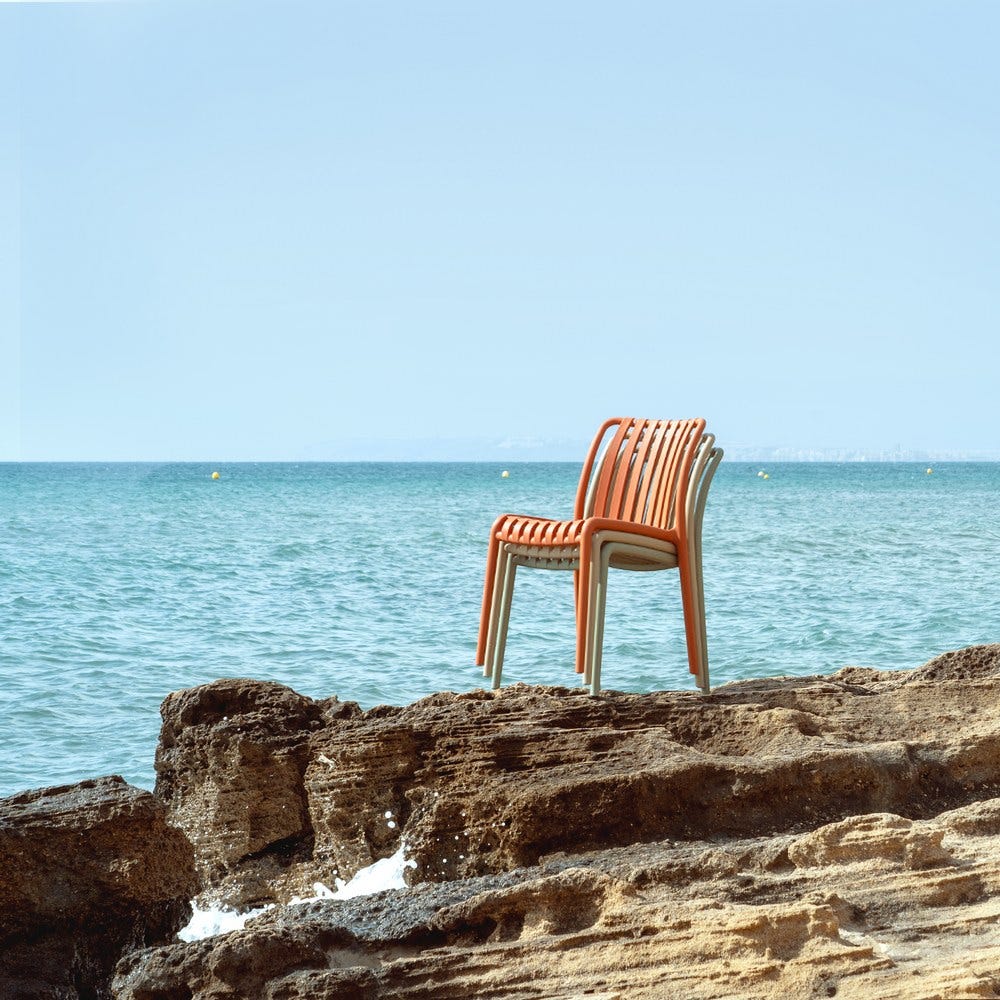 Cadeira Verde Polipropileno Exterior 50 X 58 X 80 Cm (2 unidades) - Image 3