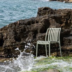 Cadeira Verde Polipropileno Exterior 50 X 58 X 80 Cm (2 unidades)