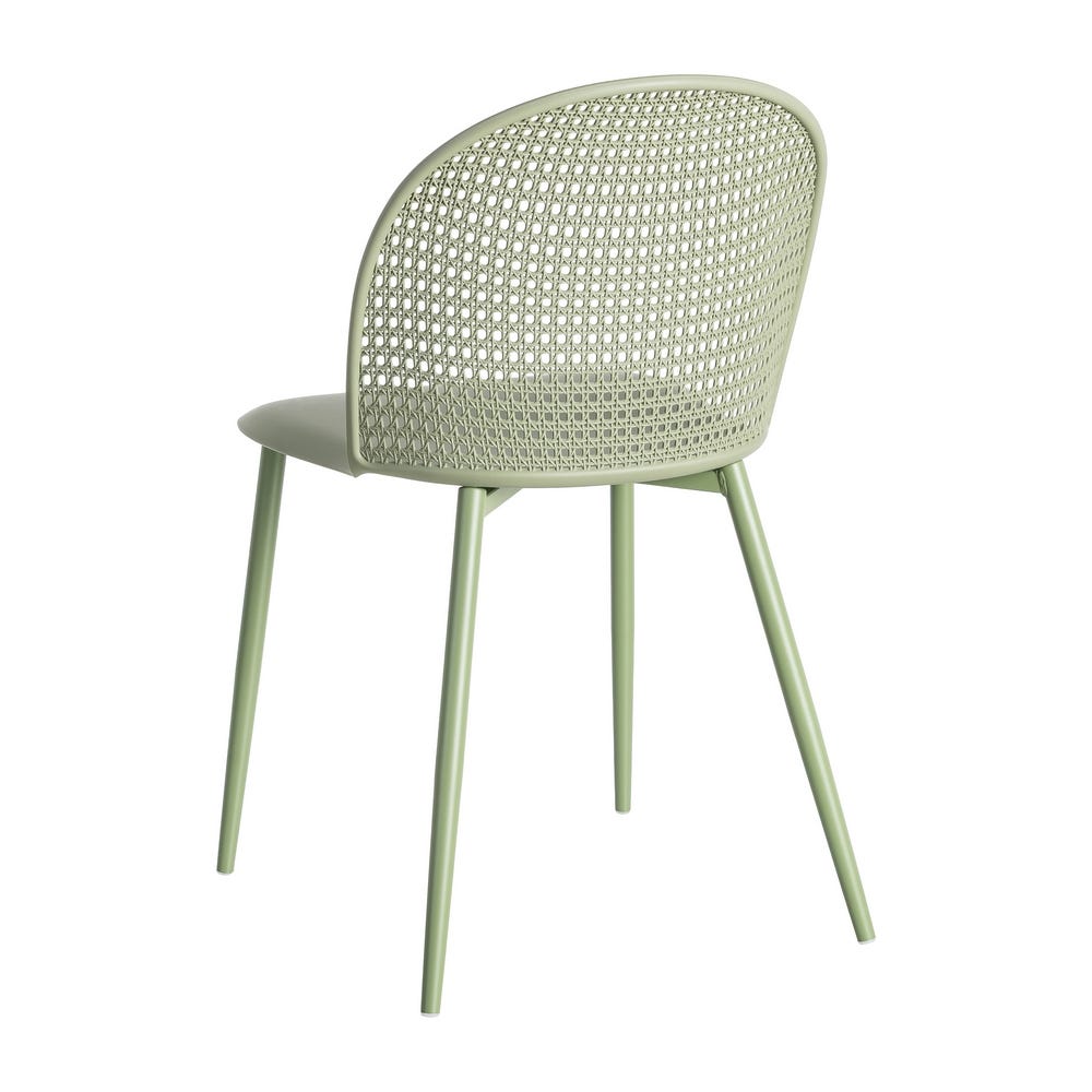 Cadeira Verde Pp-Metal Contract 51 X 46 X 80 Cm (4 unidades) - Image 3