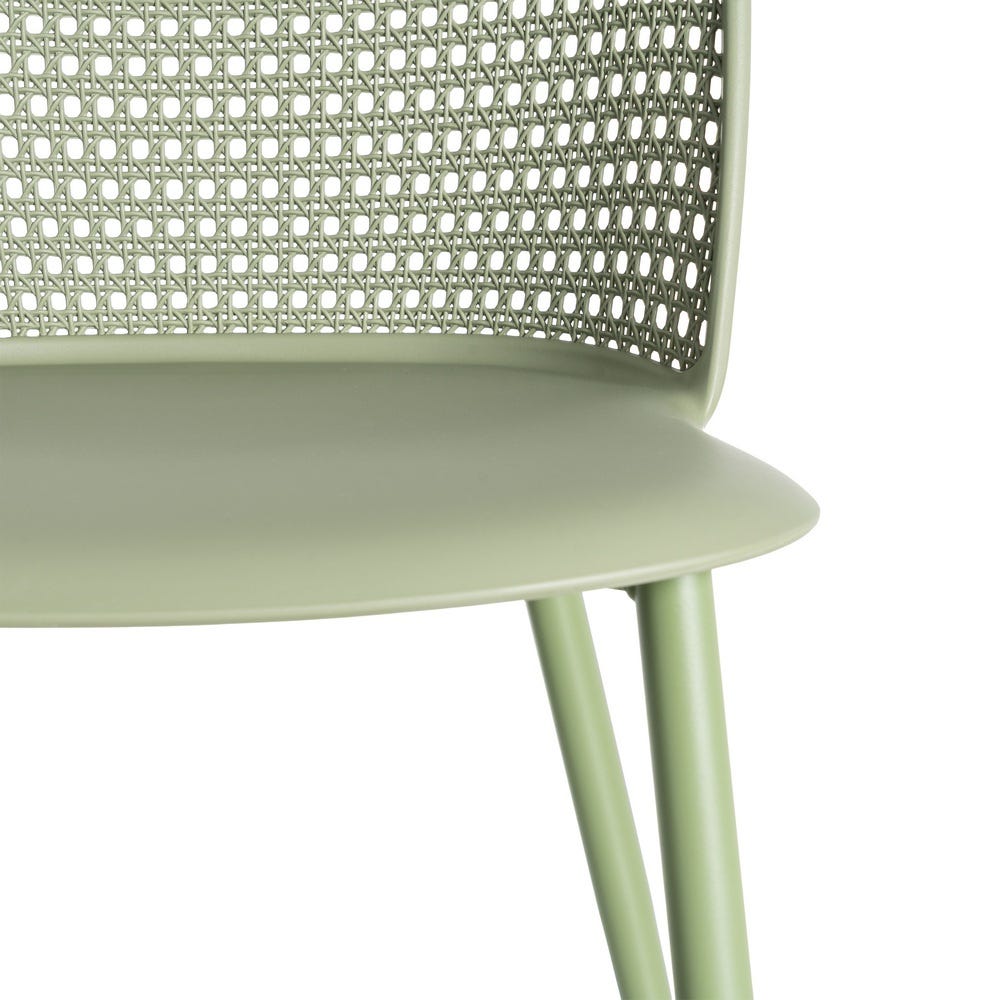 Cadeira Verde Pp-Metal Contract 51 X 46 X 80 Cm (4 unidades) - Image 4