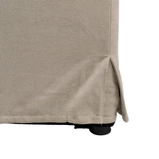 Cama Caixa De Molas Beige Tecido Quarto 166 X 215 X 96 Cm - Image 6