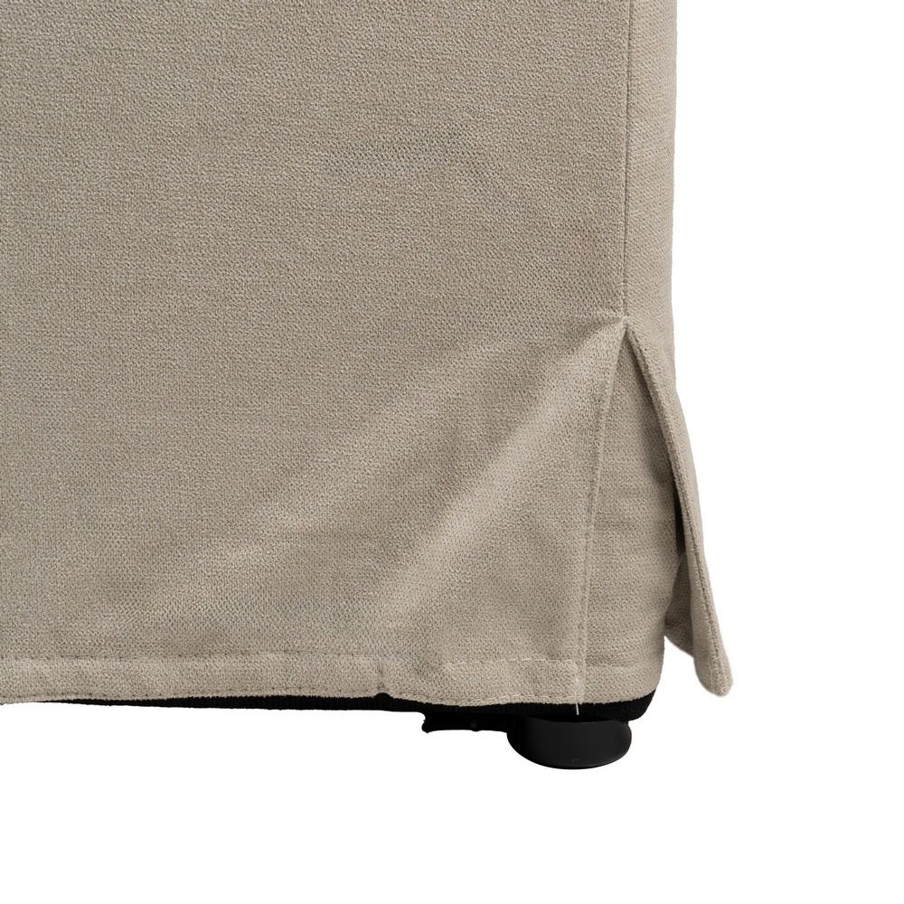 Cama Caixa De Molas Beige Tecido Quarto 166 X 215 X 96 Cm - Image 6