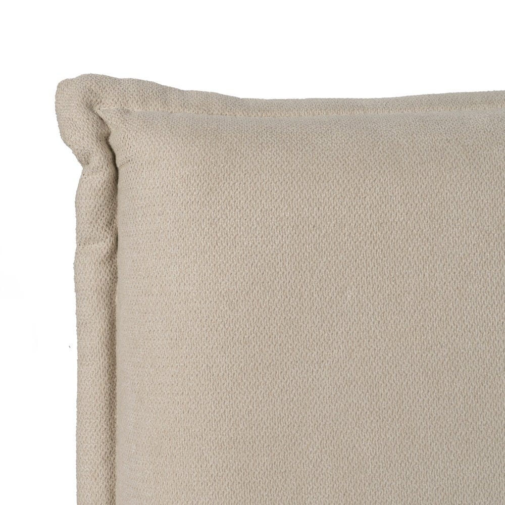 Cama Caixa De Molas Beige Tecido Quarto 196 X 215 X 96 Cm - Image 4
