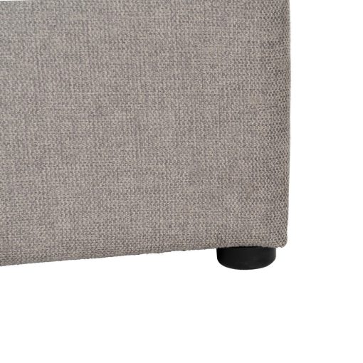 Cama Caixa De Molas Cinza Tecido Quarto 191 X 212 X 113 Cm - Image 5
