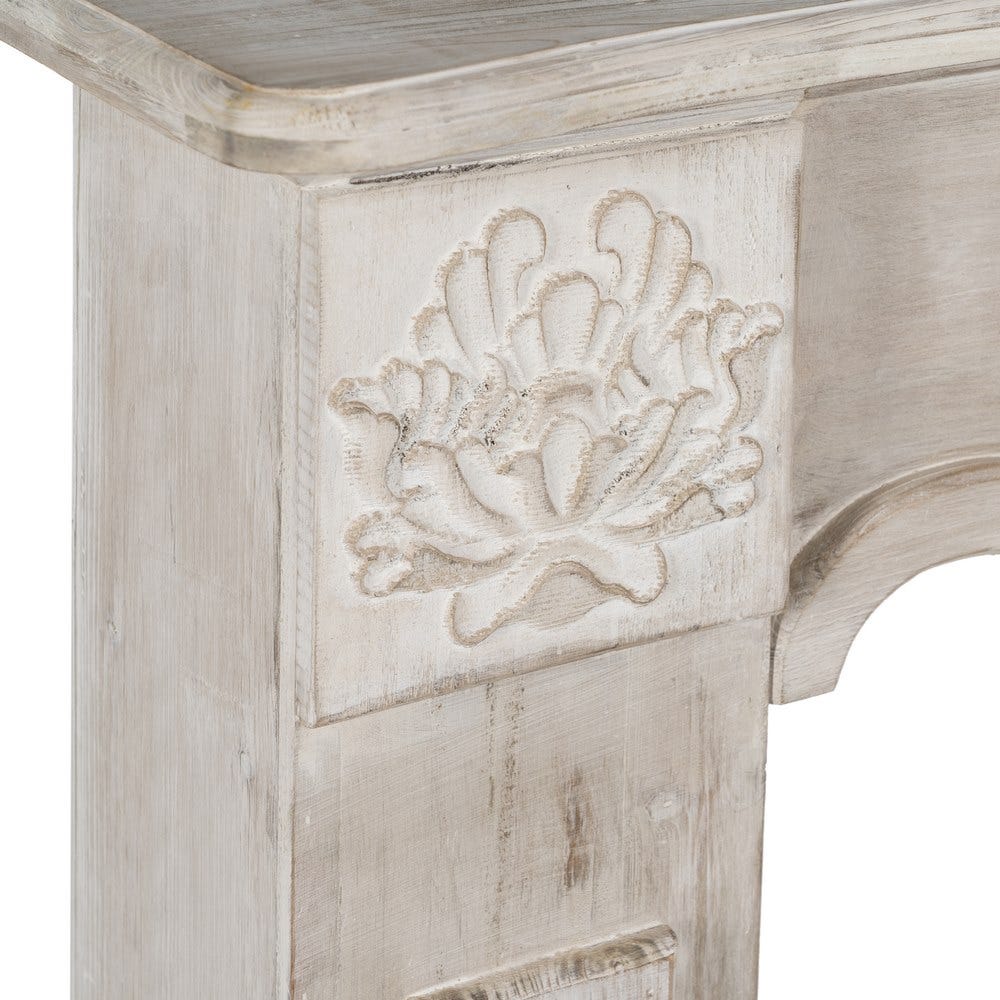 Chaminé Natural Madeira Decoração 116 X 20 X 102 Cm - Image 3