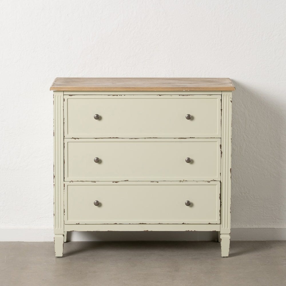 Comoda Beige Madeira 90 X 42 X 85 Cm - Image 2
