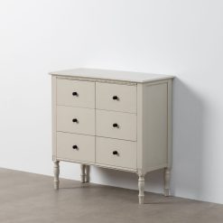 Comoda Cinza Brilhante Mdf- 75 X 33 X 75 Cm