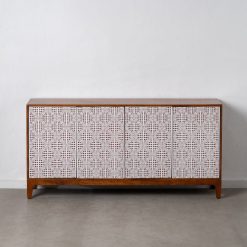 Alternative view of Cómoda Natural-Branco Madeira Mango Room 160 X 40 X 80 Cm