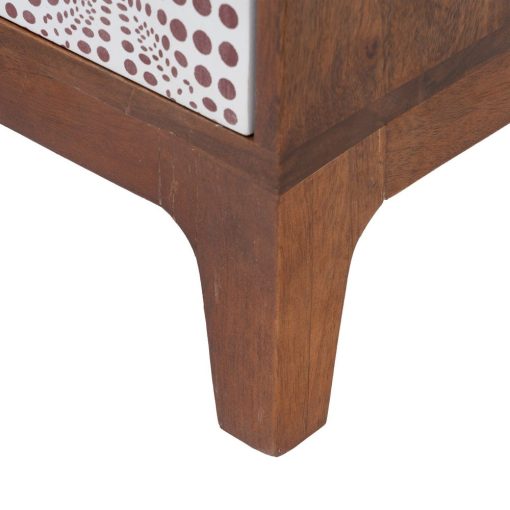 Cómoda Natural-Branco Madeira Mango Room 160 X 40 X 80 Cm - Image 7