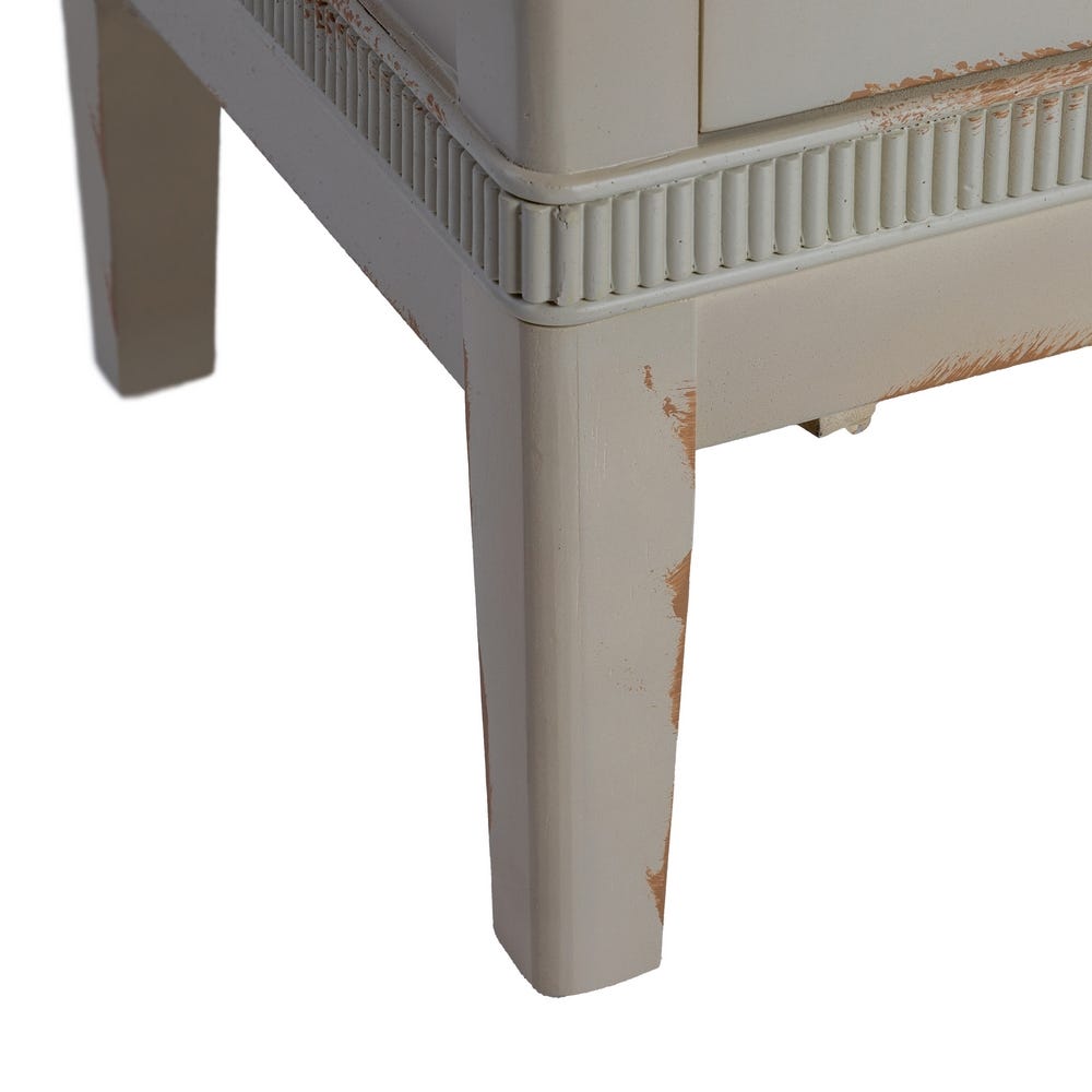 Cómoda Natural-Crema Madera 115 X 45 X 90 Cm - Image 5