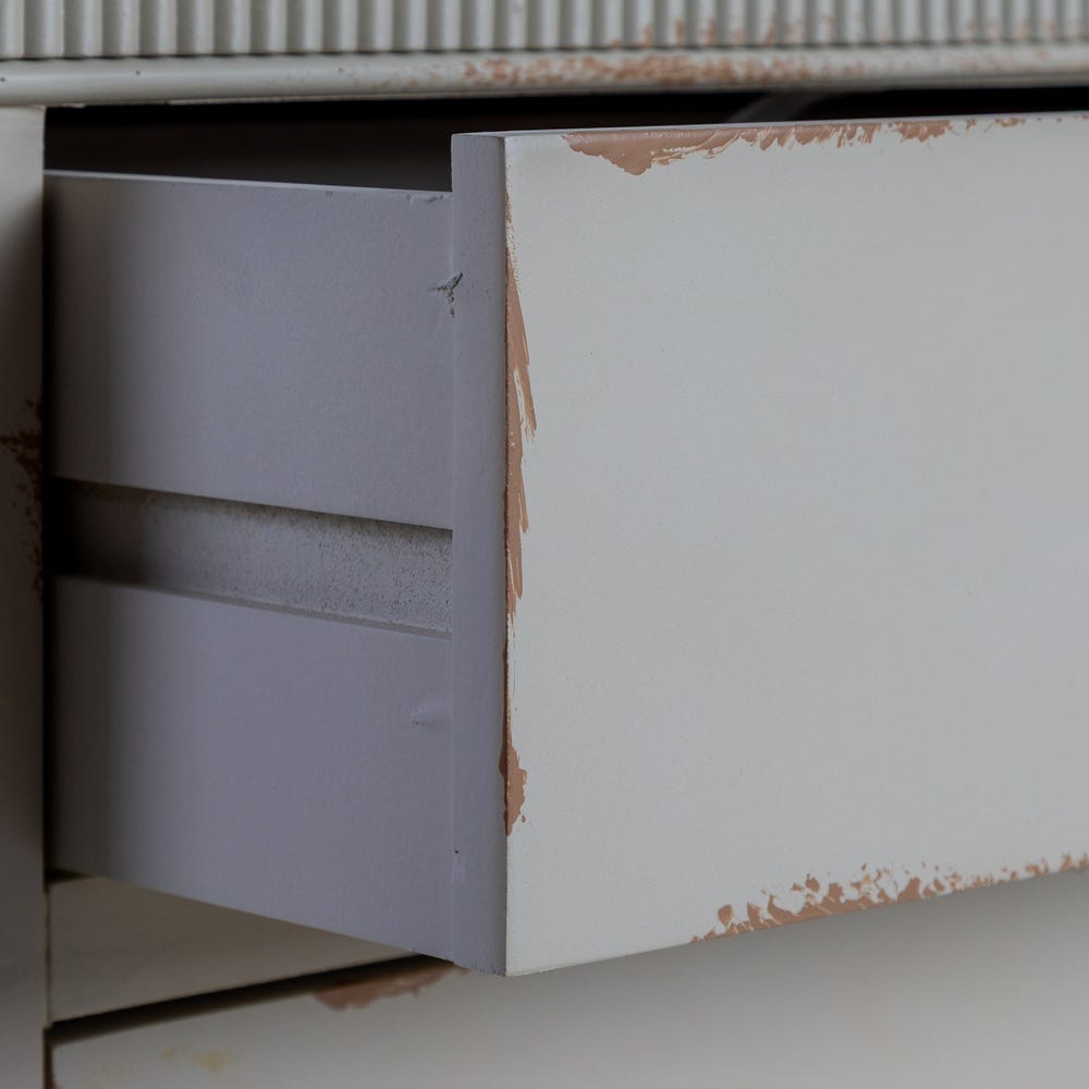 Cómoda Natural-Crema Madera 115 X 45 X 90 Cm - Image 3