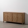 Cómoda Natural Mdf-Madeira Brayan 160 X 40 X 80 Cm
