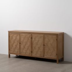 Cómoda Natural Mdf-Madeira Brayan 160 X 40 X 80 Cm