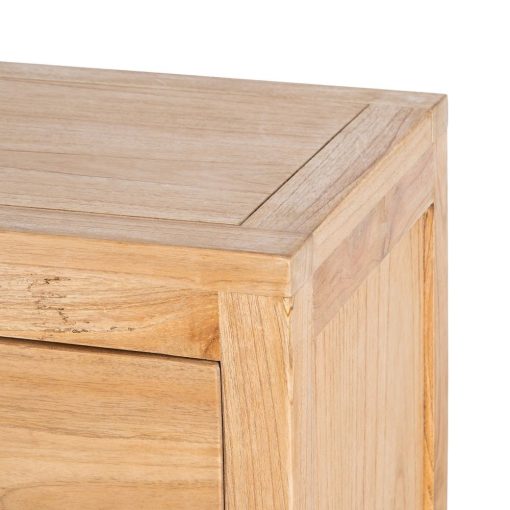 Comoda Natural Mindi Madeira Quarto 90 X 40 X 85 Cm - Image 6