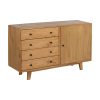 Cómoda Natural Mindi Madeira Room 130 X 40 X 80 Cm