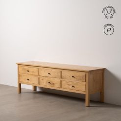 Alternative view of Cómoda Natural Mindi Madeira Room 180 X 48 X 60 Cm