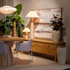 Cómoda Natural Mindi Madeira Room 180 X 48 X 60 Cm