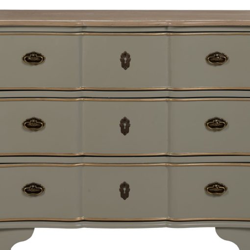 Comoda Taupe Old Madeira 100 X 50 X 80 Cm - Image 3
