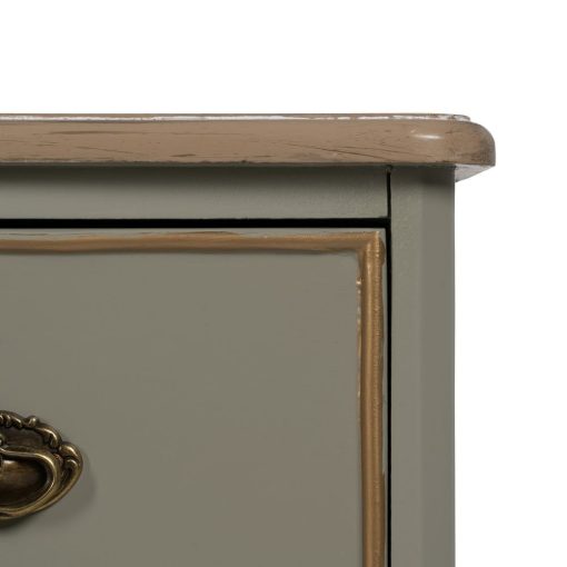 Comoda Taupe Old Madeira 100 X 50 X 80 Cm - Image 4