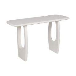 Consola Branco Escovado 130 X 46 X 76 Cm