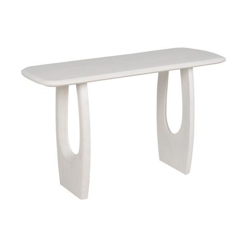 Consola Branco Escovado 130 X 46 X 76 Cm