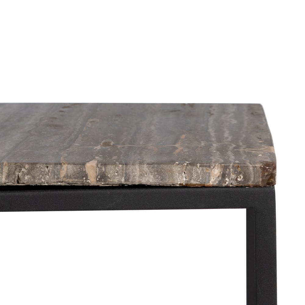Consola Castanho Ferro/ Marble Entrada 102 X 36 X 85 Cm - Image 4