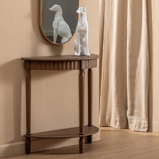 Consola Castanho Mdf-Madeira 71 X 30 X 71 Cm