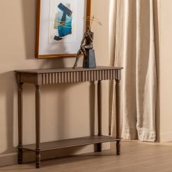 Consola Castanho Mdf-Madeira 90 X 30 X 75 Cm