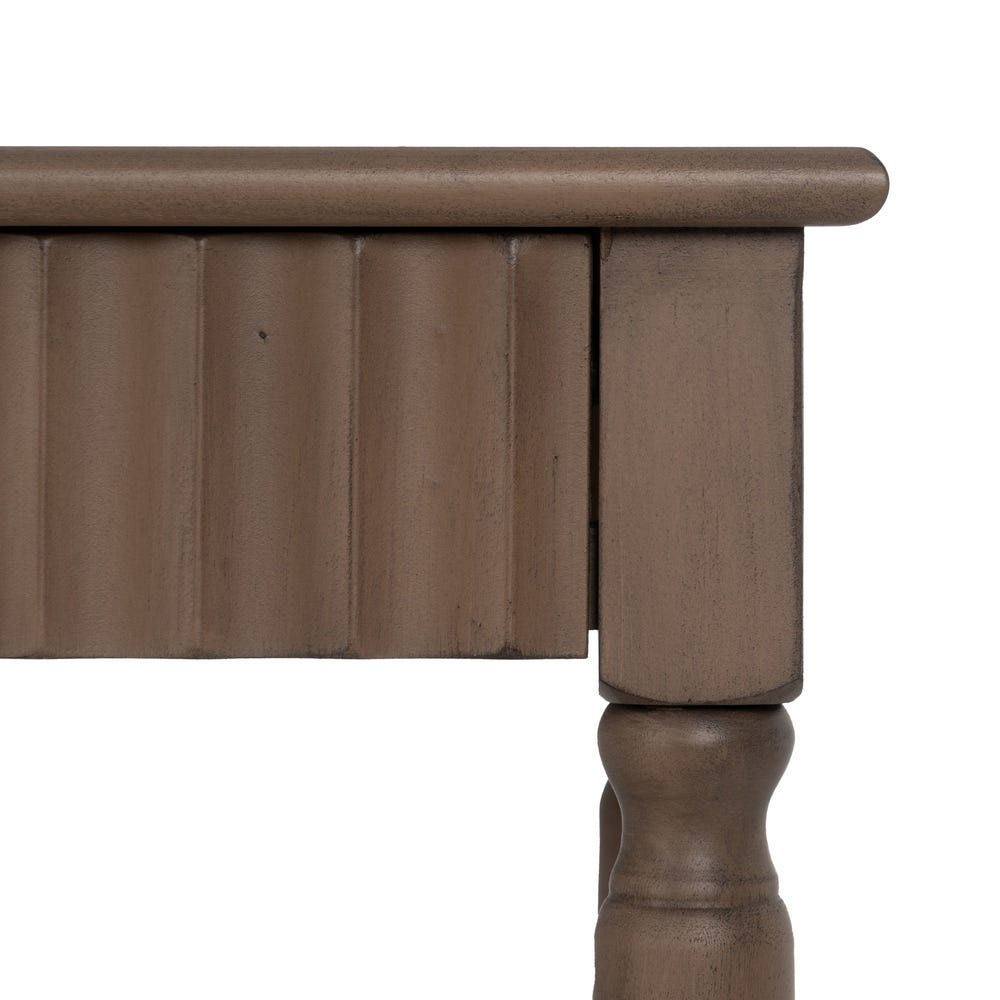 Consola Castanho Mdf-Madeira 90 X 30 X 75 Cm - Image 4
