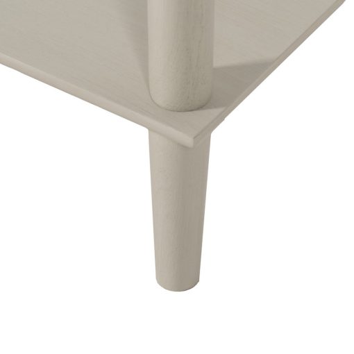 Consola Cinza Brilhante Mdf- 90 X 30 X 75 Cm - Image 3