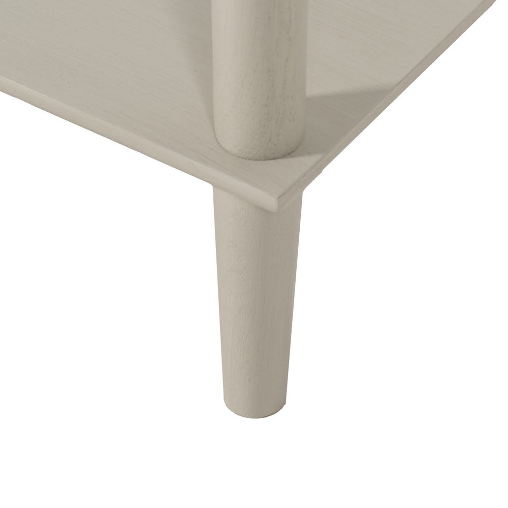 Consola Cinza Brilhante Mdf- 90 X 30 X 75 Cm - Image 3