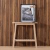 Consola Creme Mdf-Madeira 71 X 30 X 71 Cm