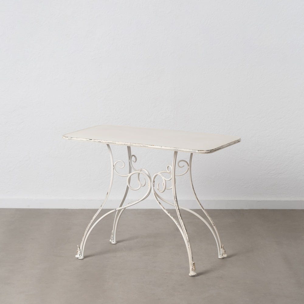 Consola Creme Metal 100 X 52 X 76 Cm - Image 2
