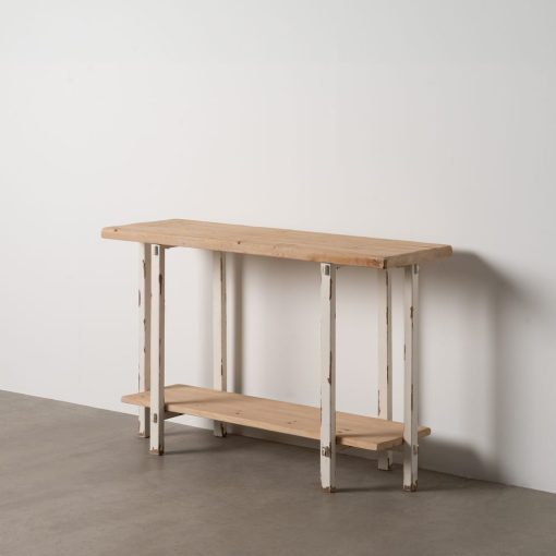 Consola Natural-Branco 120 X 40 X 80 Cm - Image 2