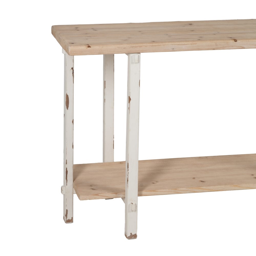 Consola Natural-Branco 120 X 40 X 80 Cm - Image 6