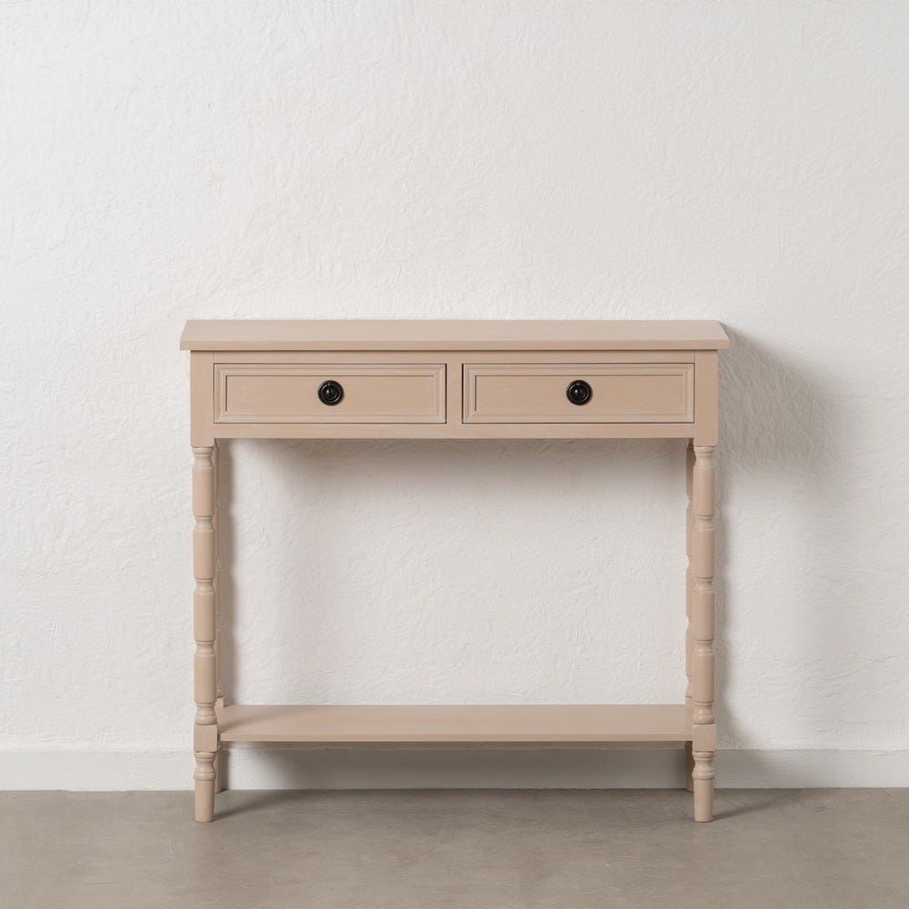 Consola Natural Dmf-Madeira 90 X 30 X 81 Cm - Image 4