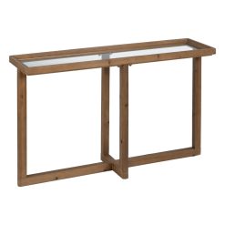 Consola Natural Madeira 120 X 33 X 75 Cm