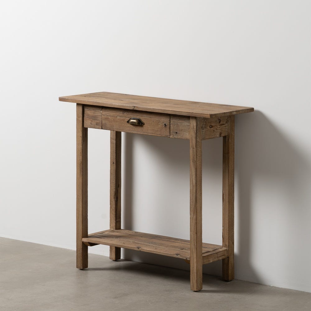 Consola Natural Madeira 90 X 34,50 X 81 Cm - Image 6