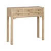 Consola Natural Mdf-Madeira 85 X 26 X 85 Cm