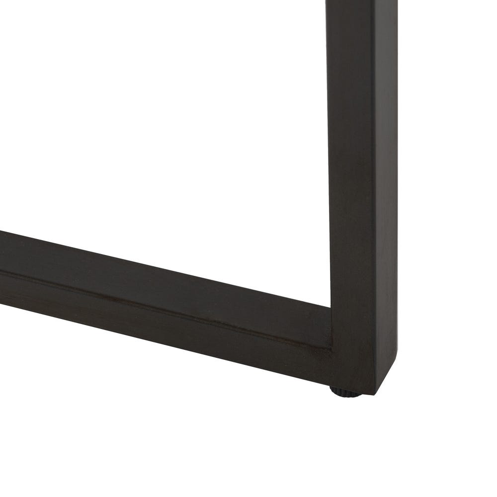Consola Natural-Preto Madeira-Metal 134 X 32 X 83 Cm - Image 4