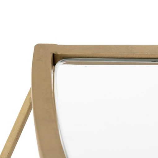 Consola Ouro Metal-Cristal Entrada 98 X 51 X 89 Cm - Image 4