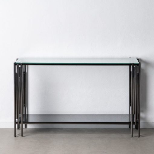 Consola Preto Cristal / Aço Inoxidavel 133 X 44 X 80 Cm - Image 2