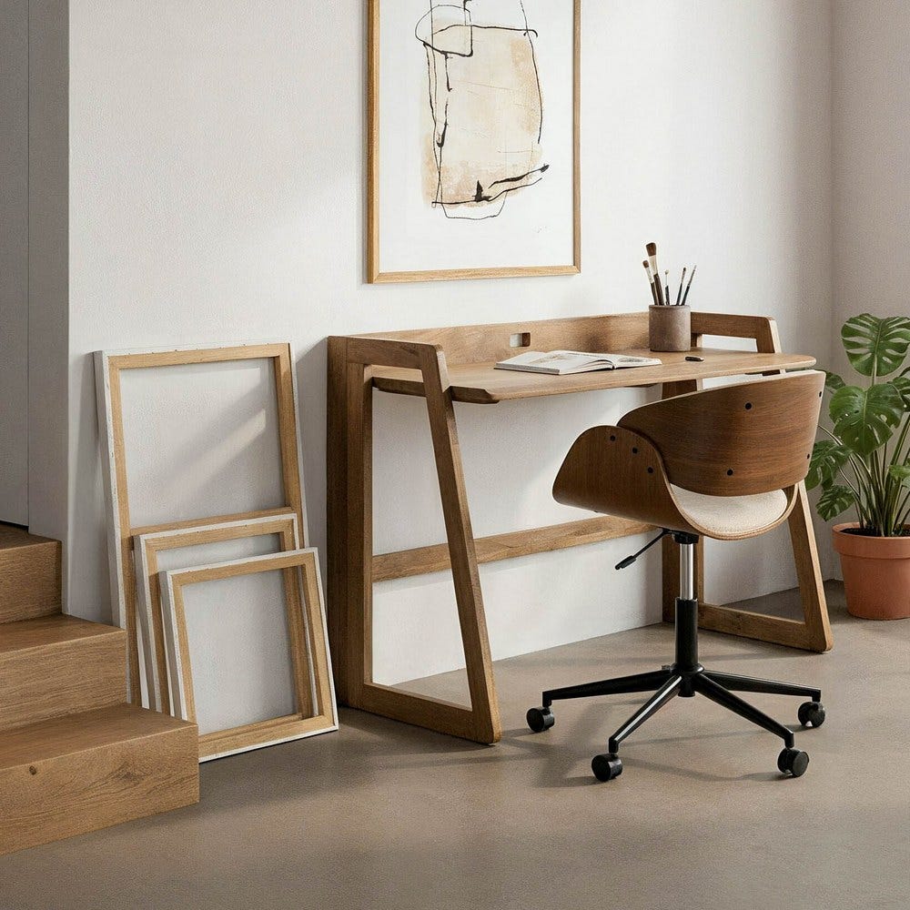 Escrivaninha Madeira Mango 120 X 56 X 83 Cm - Image 2