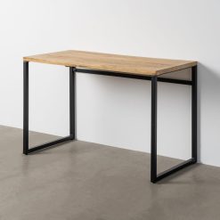Escrivaninha Natural Madeira-Metal Room 120 X 60 X 76 Cm
