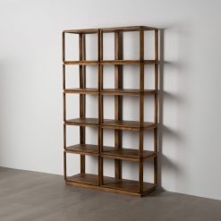 Alternative view of Estantes Castanho Madeira Mango Room 115 X 42 X 195 Cm